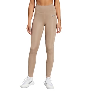 Foto 2 | Foto 2 | Mallas Largo Completo Optime Essentials Stash Pocket Adidas Café Mujer