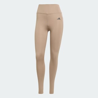 Foto 3 | Foto 3 | Mallas Largo Completo Optime Essentials Stash Pocket Adidas Café Mujer