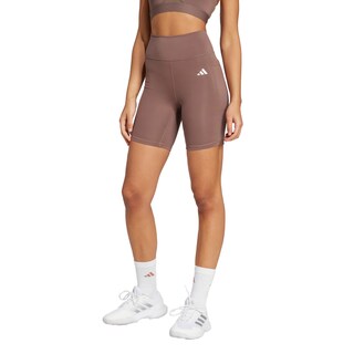 Foto 2 | Foto 2 | Mallas Cortas Optime Essentials Stash Pocket 7 Pulgadas Adidas Café Mujer