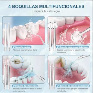 Foto 2 | Foto 2 | Irrigador Bucales Limpiador Traje De Recarga Dental Portátil