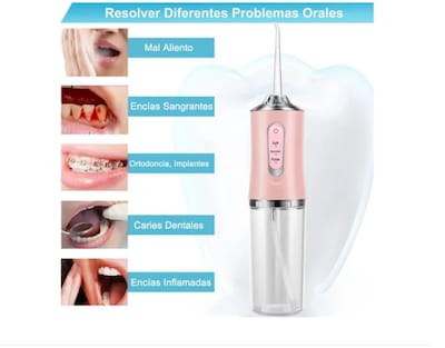Foto 3 | Foto 3 | Irrigador Bucales Limpiador Traje De Recarga Dental Portátil