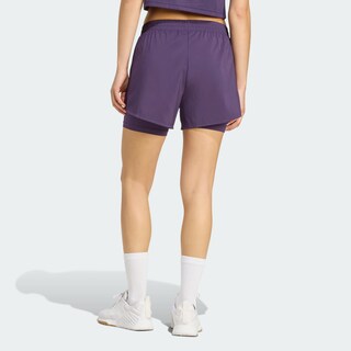 Foto 4 | Foto 4 | Shorts Aeroready 2 En 1 Adidas Violeta Mujer