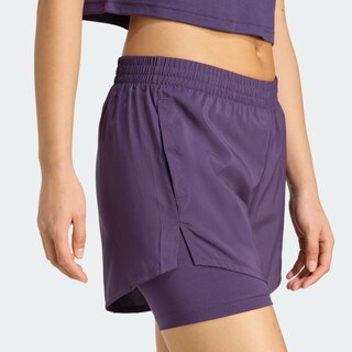 Foto 7 | Foto 7 | Shorts Aeroready 2 En 1 Adidas Violeta Mujer