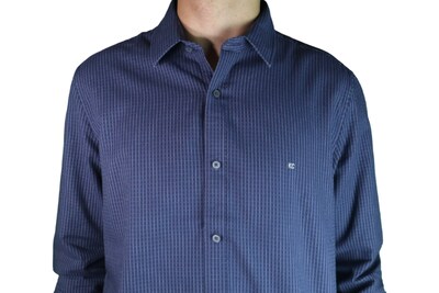 Foto 2 | Foto 2 | Camisa Hombre Kenneth Cole Kcoi24cams31 Azul Slim Fit Algodón Casual