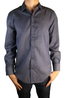 Foto 1 | Foto 1 | Camisa Hombre Kenneth Cole Kcoi24cams24 Azul Slim Fit Casual