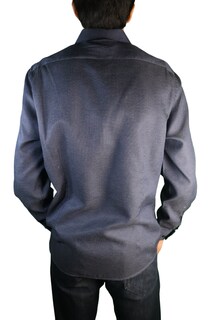 Foto 3 | Foto 3 | Camisa Hombre Kenneth Cole Kcoi24cams24 Azul Slim Fit Casual