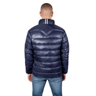 Foto 4 | Foto 4 | Chamarra Capitonada De Pluma Hombre Premium Azul Marino