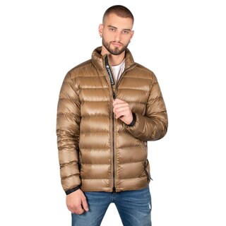 Foto 1 | Foto 1 | Chamarra Capitonada De Pluma Hombre Premium Dorado