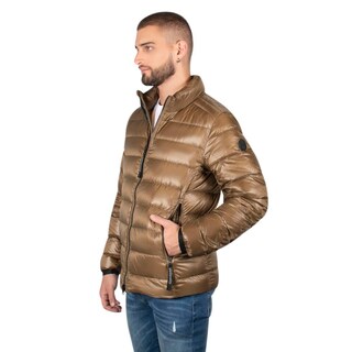 Foto 3 | Foto 3 | Chamarra Capitonada De Pluma Hombre Premium Dorado