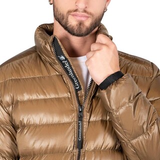 Foto 4 | Foto 4 | Chamarra Capitonada De Pluma Hombre Premium Dorado