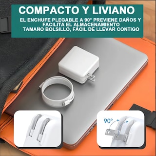 Foto 4 | Foto 4 | Cargador Rápido 20.3v 3a 2m Cable*1 Cabezal De Carga Plegable Accesorios Para Portátiles Cargador Rápido Universal