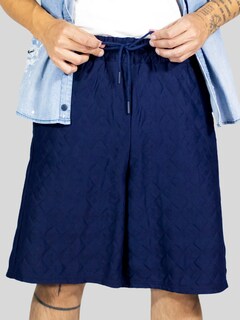 Foto 5 | Foto 5 | Short Casual Azul Marino para Hombre
