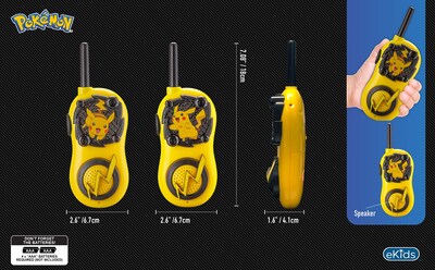 Foto 2 | Foto 2 | Walkie Talkies Ekids Pokémon Pikachu Frs Para Niños - Venta Internacional.