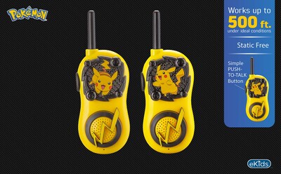 Foto 3 | Foto 3 | Walkie Talkies Ekids Pokémon Pikachu Frs Para Niños - Venta Internacional.