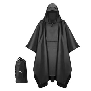Foto 1 | Foto 1 | Capa Impermeable 3 En 1 Con Capucha Eo Safe Imports Esi-21606 Negro