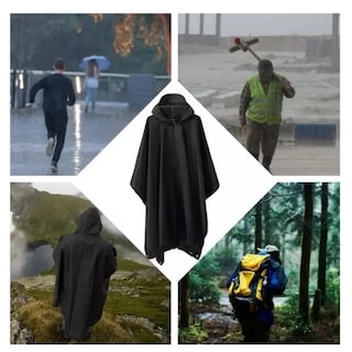 Foto 3 | Foto 3 | Capa Impermeable 3 En 1 Con Capucha Eo Safe Imports Esi-21606 Negro