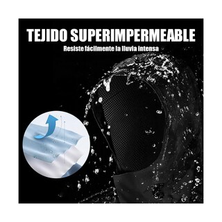 Foto 4 | Foto 4 | Impermeable Motocicleta Reflejante Con Capucha Talla 2eg Eo Safe Imports Esi-21604 Gris