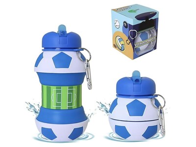 Foto 2 | Foto 2 | Botella Agua Plegable Xtellar Deportiva Forma De Balón Fútbol