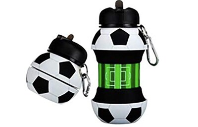 Foto 1 | Foto 1 | Botella Agua Plegable Xtellar Deportiva Forma De Balón Fútbol