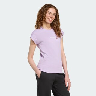Foto 5 | Foto 5 | Playera Essentials Linear Algodón Adidas Violeta Mujer