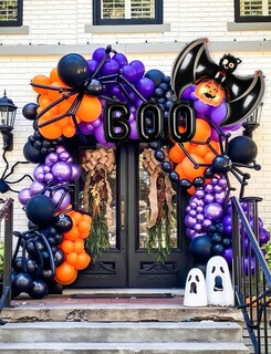 Foto 7 | Foto 7 | Kit De Guirnaldas De Globos Para Halloween Adeyoo Con 138 Piezas - Venta Internacional.