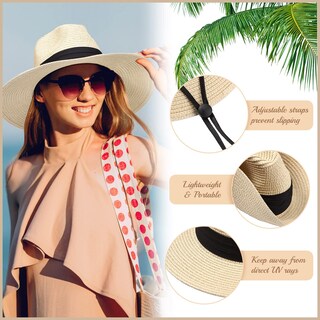 Foto 3 | Foto 3 | Sombrero De Paja Sureio Para Sol De Verano Y Playa 24 Unidades - Venta Internacional.