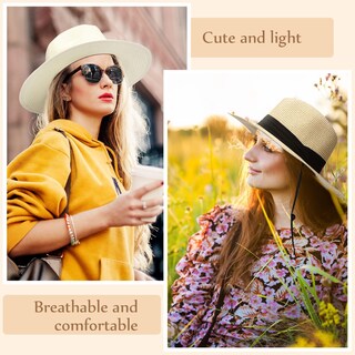 Foto 6 | Foto 6 | Sombrero De Paja Sureio Para Sol De Verano Y Playa 24 Unidades - Venta Internacional.