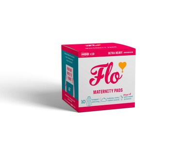 Foto 1 | Foto 1 | Almohadillas De Maternidad Flo Bamboo Extralargas Con 4 Alas (10 Almohadillas) - Venta Internacional.