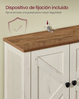 Foto 5 | Foto 5 | Colección - Armario Sobre El Inodoro Organizador De Baño Con Puertas De Granero Estante Ajustable