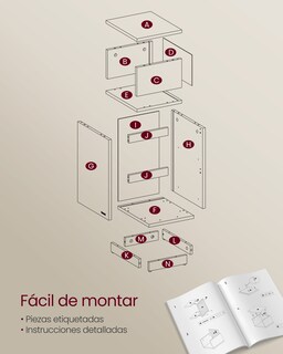 Foto 7 | Foto 7 | Juego De 2 Mesita De Noche Estrecha Mesa Auxiliar Con 2cajones Y Compartimento Abierto