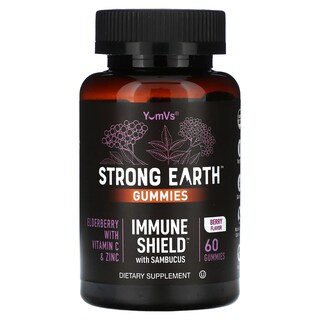 Foto 1 | Foto 1 | Gomitas Yumvs Strong Earth Immune Shield Con Sambucus 60 Unidades - Venta Internacional.