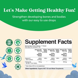 Foto 2 | Foto 2 | Suplemento Alimenticio De Vitamina D3 K2 De Natures Craft Kids 60 Ml - Venta Internacional.