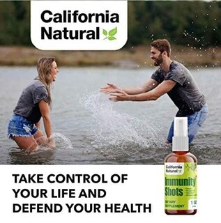 Foto 4 | Foto 5 | Suplemento Alimenticio Botella Immunity Shots California Natural De 30 Ml Con Jengibre Y Orégano - Venta Internacional.