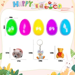 Foto 7 | Foto 7 | Huevos De Pascua Prellenados Sqzuwit 200 Unidades Con Juguetes Y Pegatinas - Venta Internacional.