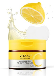 Foto 1 | Foto 1 | Toner Pads Missha Vita C Tone Up Ampolla Con Vitamina C 80 Almohadillas - Venta Internacional.