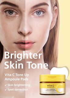 Foto 2 | Foto 2 | Toner Pads Missha Vita C Tone Up Ampolla Con Vitamina C 80 Almohadillas - Venta Internacional.