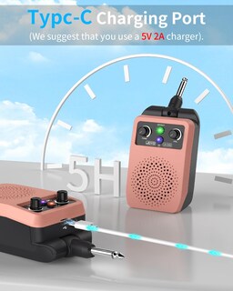 Foto 4 | Foto 4 | Amplificador Portátil Para Guitarra Joyo Ja-05g De 5 W Recargable Con Bluetooth - Venta Internacional.