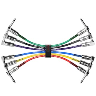 Foto 1 | Foto 1 | Cables De Conexión Para Guitarra Joyo Cm-11 De 20 Cm 1/4 Pulgadas (paquete De 6) - Venta Internacional.