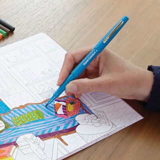 Foto 5 | Foto 5 | Bolígrafos Con Punta De Fieltro Paper Mate Flair Punta Mediana 0 7 Mm 12 Unidades - Venta Internacional.