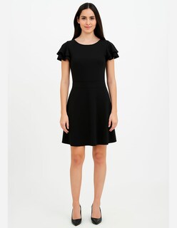 Foto 1 | Foto 1 | Vestido Linterz España Negro Corto Casual de Moda para Dama