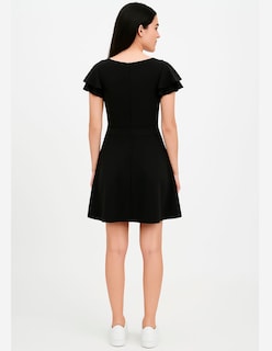 Foto 3 | Foto 3 | Vestido Linterz España Negro Corto Casual de Moda para Dama
