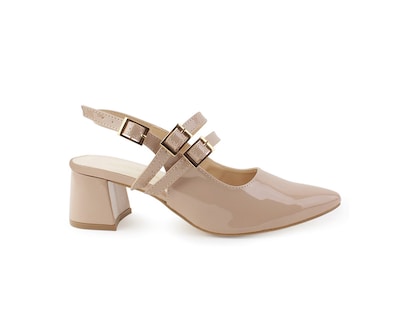 Foto 2 | Foto 2 | Zapatilla Color Nude Mary Jane Material Charol