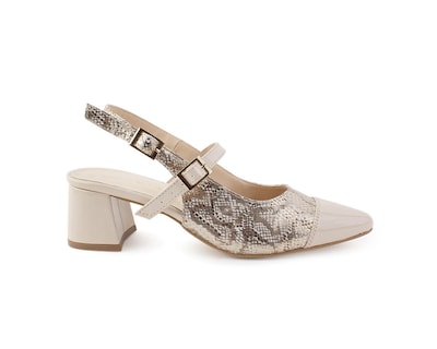 Foto 2 | Foto 2 | Zapatilla Color Beige Animal Print Material Charol