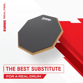 Foto 4 | Foto 4 | Almohadilla De Práctica Para Pedales De Bajo Evans Realfeel Plegable Con Rebote - Venta Internacional.