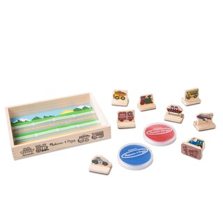 Foto 3 | Foto 3 | Set De Sellos Melissa & Doug My First Wooden Vehicles Con Tinta - Venta Internacional.