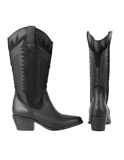 Foto 5 | Foto 5 | Bota Vaquera Alta Tacon Cuadrado Juvenil Moda Cowboy