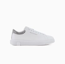 Tenis Armani Exchange Sneakers Casuales Logo A|x Color Blanco Hombre Original