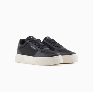 Foto 2 | Foto 2 | Tenis Armani Exchange Monograma A|x Casual Comodo Color Negro Para Hombre