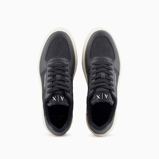 Foto 4 | Foto 4 | Tenis Armani Exchange Monograma A|x Casual Comodo Color Negro Para Hombre