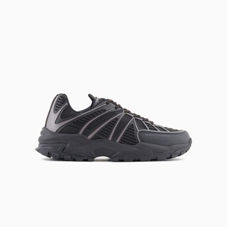Foto 1 | Foto 1 | Tenis Armani Exchange Sneakers Efecto Óptico Maxi Suela Color Negro Para Hombre Original